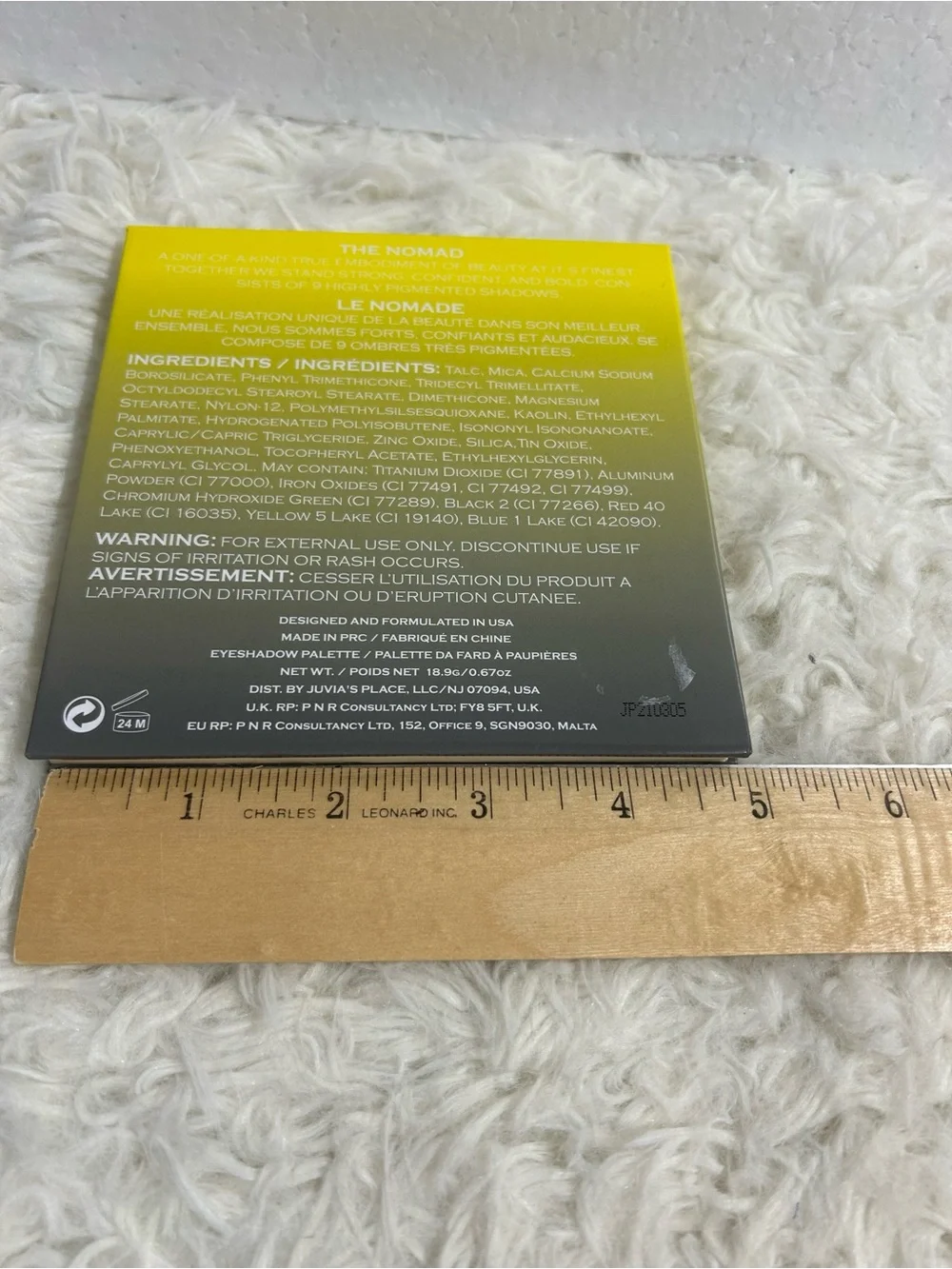 Juvia's Place Warm Gold & Earth 9-Color Eyeshadow Palette